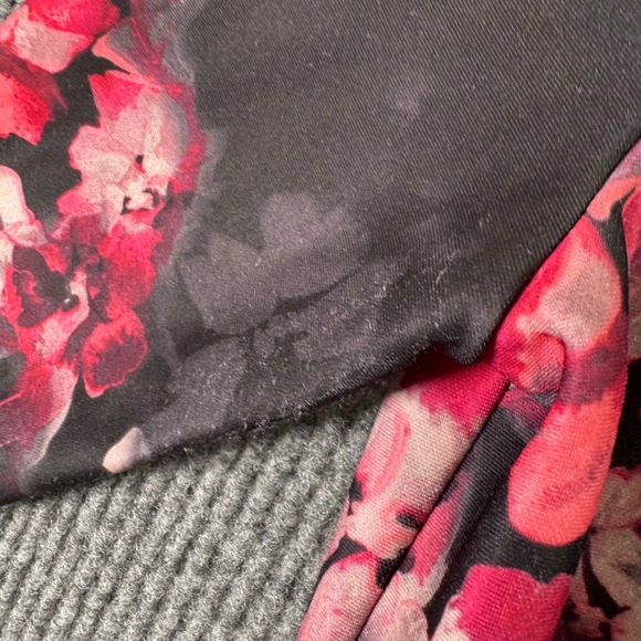 Antonio Melani Sheath‎ Dress Womens 0 Black Pink Floral Cocktail Party Romantic - Picture 6 of 11